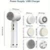 Facial Cleansing Brush, Face Scrub For Cleansing, Removing & Exfoliating - Image 7